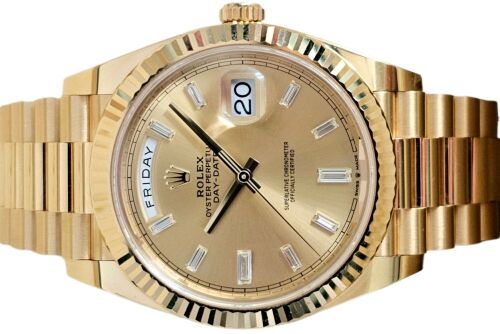 Rolex Day Date 228238 Baguette Dial