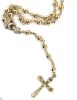 9ct Gold chain - Rosary Beads