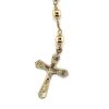 9ct Gold chain - Rosary Beads - 2