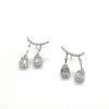 18ct White Gold & Diamond Earrings totalling 0.87ct - 2