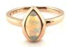 14ct Rose Gold Marquise cut Opal Ring