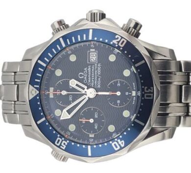 Omega 2599.80 Seamaster Diver 300 m Chronograph 41mm 2001 Box & Papers