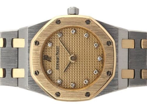 Audemars Piguet 6007SA Royal Oak Two Tone Quartz 26mm 1995 Diamond Dial