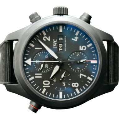 IWC Pilots Watch Top Gun Double Chronograph Ceratanium