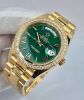 Rolex Day-Date 40 Arabic Date Calendar Green Lacquer 228348RBR (2022) - 5