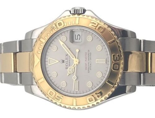 Rolex 68623 Yachtmaster Two Tone Midsize 35mm 1999 Swiss Only Box & Papers