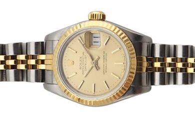 Rolex 69173 Datejust Ladies Two Tone 26mm 1987