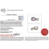 14K White Gold, Kunzite and Diamond, Halo Drop Pendant - 4