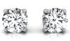 18K White gold lab grown Diamond Earrings