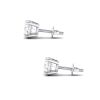 18K White gold lab grown Diamond Earrings - 2