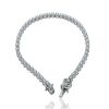 18K White Gold lab grown Diamond Bracelet - 3