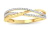 9K Yellow Gold Diamond dress ring - 2