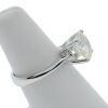 18K White Gold Diamond Engagement Ring - 5