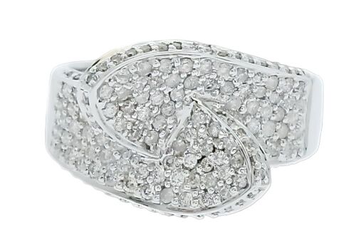 18K White Gold Diamond Dress Ring