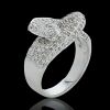 18K White Gold Diamond Dress Ring - 3