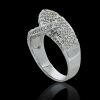 18K White Gold Diamond Dress Ring - 5