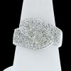 18K White Gold Diamond Dress Ring - 6