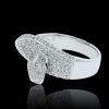 18K White Gold Diamond Dress Ring - 7