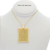 18K Yellow Gold Pendant - 4