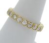 18K Yellow Gold Diamond Eternity Ring - 7