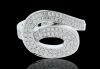 18K White Gold Diamond Dress Ring - 2