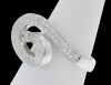 18K White Gold Diamond Dress Ring - 10