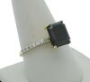 18K Yellow Gold Black Diamond dress ring - 5