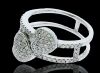 18K White Gold Diamond Dress Ring - 2