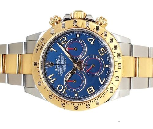 Rolex Cosmograph Daytona 40mm Automatic Chronograph Steel/18K Yellow Gold Maserati Blue Dial - 116523 'B&P 2015'