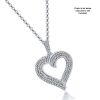 9K White Gold Diamond Pendant - 3