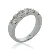 18K White Gold Diamond enternty ring - 4