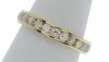 18K Yellow Gold Eternity Diamond ring - 3