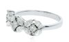 18K White Gold Marquise cut Diamond Dress ring - 2