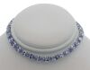 9K White Gold Tanzanite link bracelet - 2