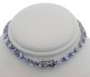 9K White Gold Tanzanite link bracelet - 3