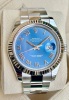 Rolex Datejust II 41 Ref 116334 Azzurro Blue Dial 2017 Box and Papers - 2