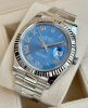 Rolex Datejust II 41 Ref 116334 Azzurro Blue Dial 2017 Box and Papers - 4