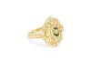 18k Yellow gold ring set with a 0.65ct natural Australian parti coloured sapphire & 0.78cts of Diamonds - 2