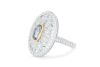 18k White & Yellow gold ring set with a 1.87ct natural Ceylon blue Sapphire & 1.32cts of F/VS Diamonds - 2