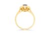 18k Yellow gold ring set with a 1.36ct natural colour change Sappphire & 0.66cts of F/VS Diamonds - 4