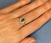 18k Yellow gold ring set with a 1.36ct natural colour change Sappphire & 0.66cts of F/VS Diamonds - 5