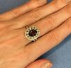 18k Yellow gold ring set with a 1.74ct natural Tourmaline & 1.10cts of F/VS Diamonds - 4