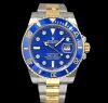 Rolex Submariner Date 40mm Blue Serti Diamond Dial - 2014 - 2