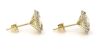 14K Yellow Gold, Heliodor and Diamond, Halo Stud Earrings. - 2