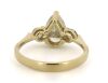 14K Yellow Gold, Light Fancy Yellow Diamond, Trilogy Ring. - 3