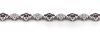 14K White Gold, Ruby and Diamond, Floral Design Bracelet - 3