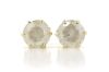 14K Yellow Gold, 1.26ct TDW Diamond, Stud Earrings.