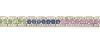 14K Yellow Gold, Multi-Coloured Sapphire and Diamond, Line Bracelet. - 2