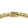 14K Yellow Gold, Multi-Coloured Sapphire and Diamond, Line Bracelet. - 6