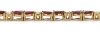 14K Yellow Gold, Ruby and Diamond, Line Bracelet - 3